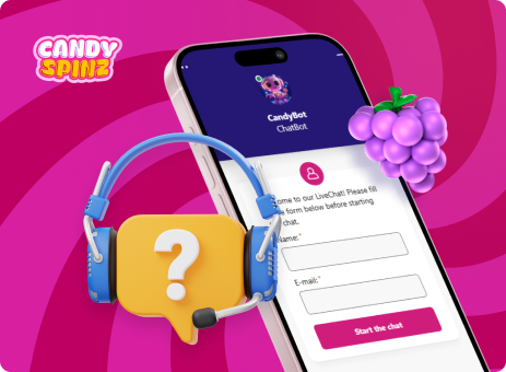 Kundensupport im CandySpinz Casino